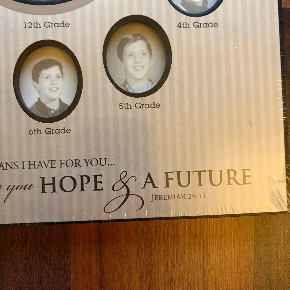 Graham Dunn School Photo Frame 13 Opening Bible Verse Jeremiah 2911‎ Made in USA